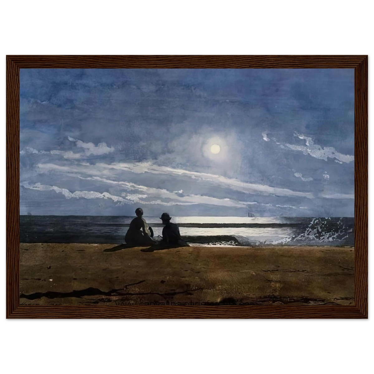 MOONLIGHT Framed Poster | Winslow Homer Framed Prints Wall Art | Winslow Homer Store
