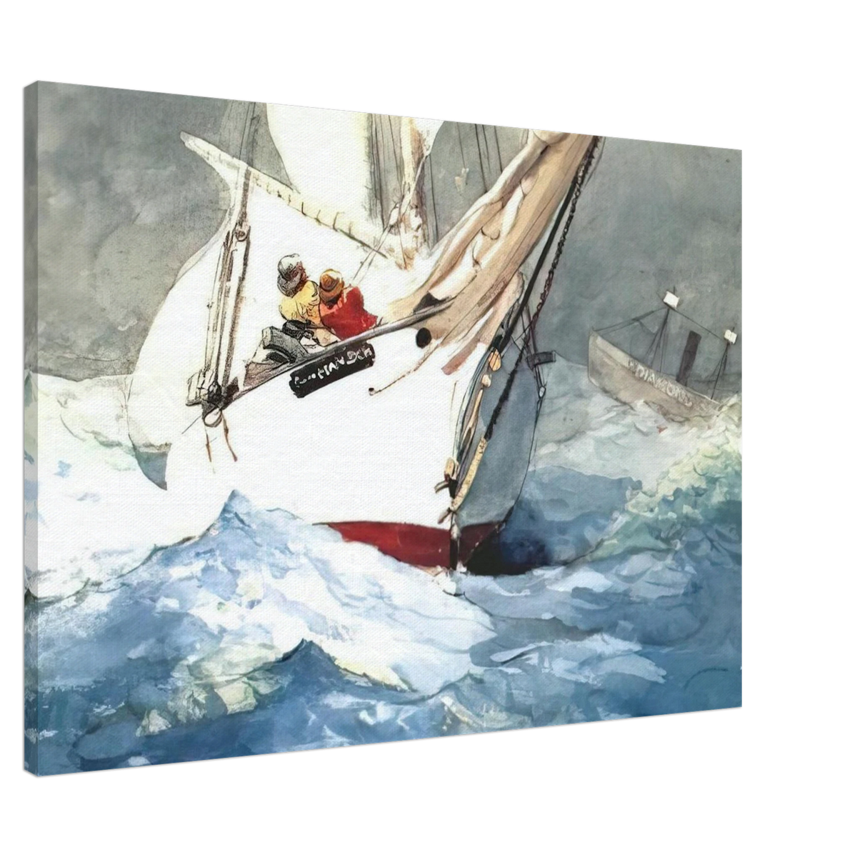 DIAMOND SHOAL Canvas | Winslow Homer Canvas | Winslow Homer Store