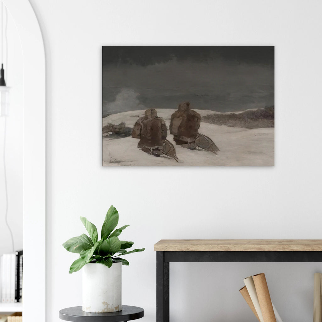 BELOW ZERO Canvas | Winslow Homer Canvas | Winslow Homer Store