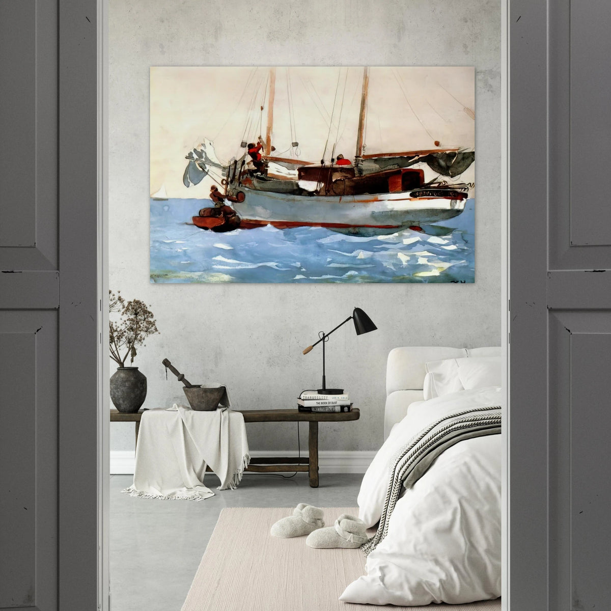 TAKING ON WET PROVISIONS Poster | Winslow Homer Poster | Winslow Homer Store