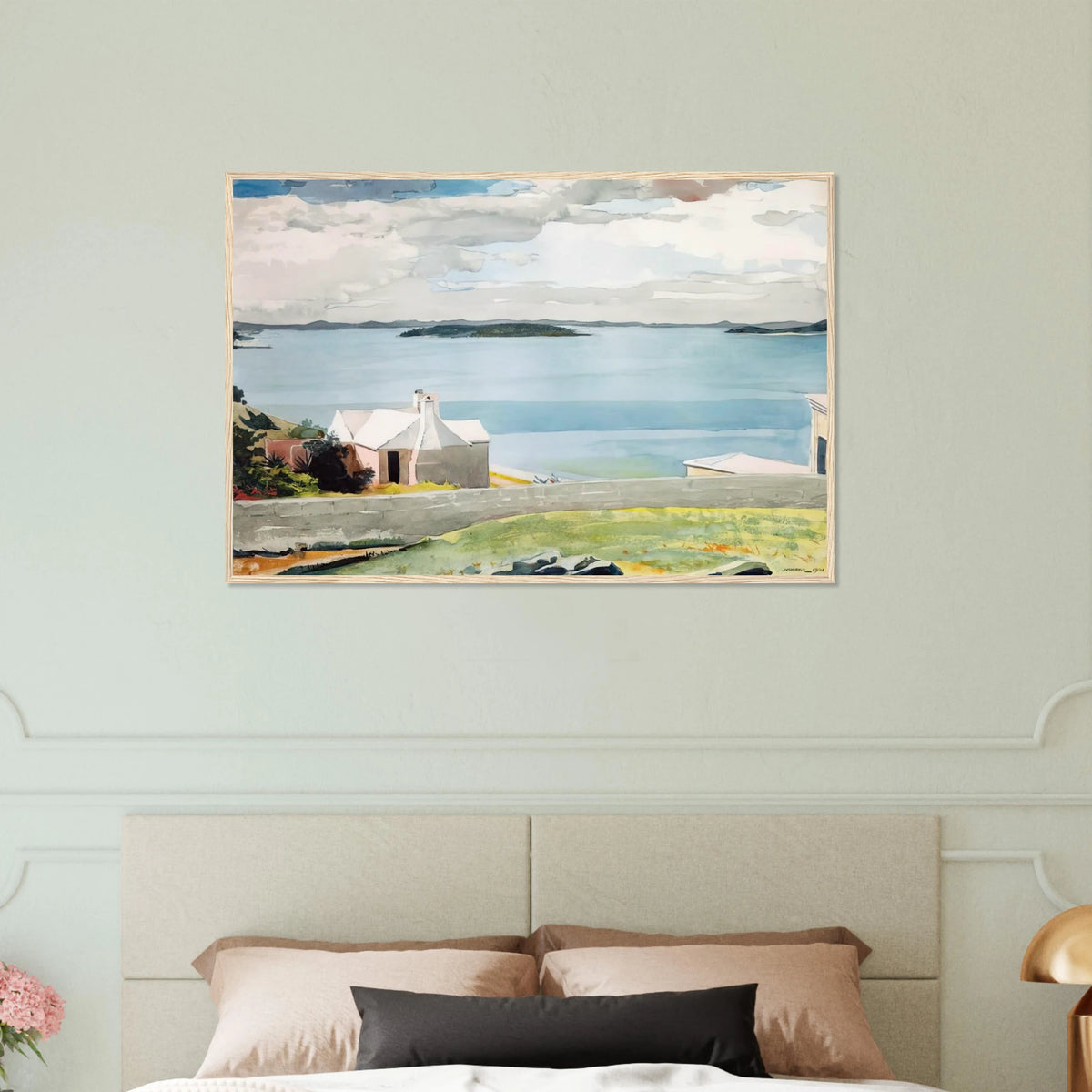 INLAND WATER BERMUDA Framed Poster | Winslow Homer Framed Prints Wall Art | Winslow Homer Store
