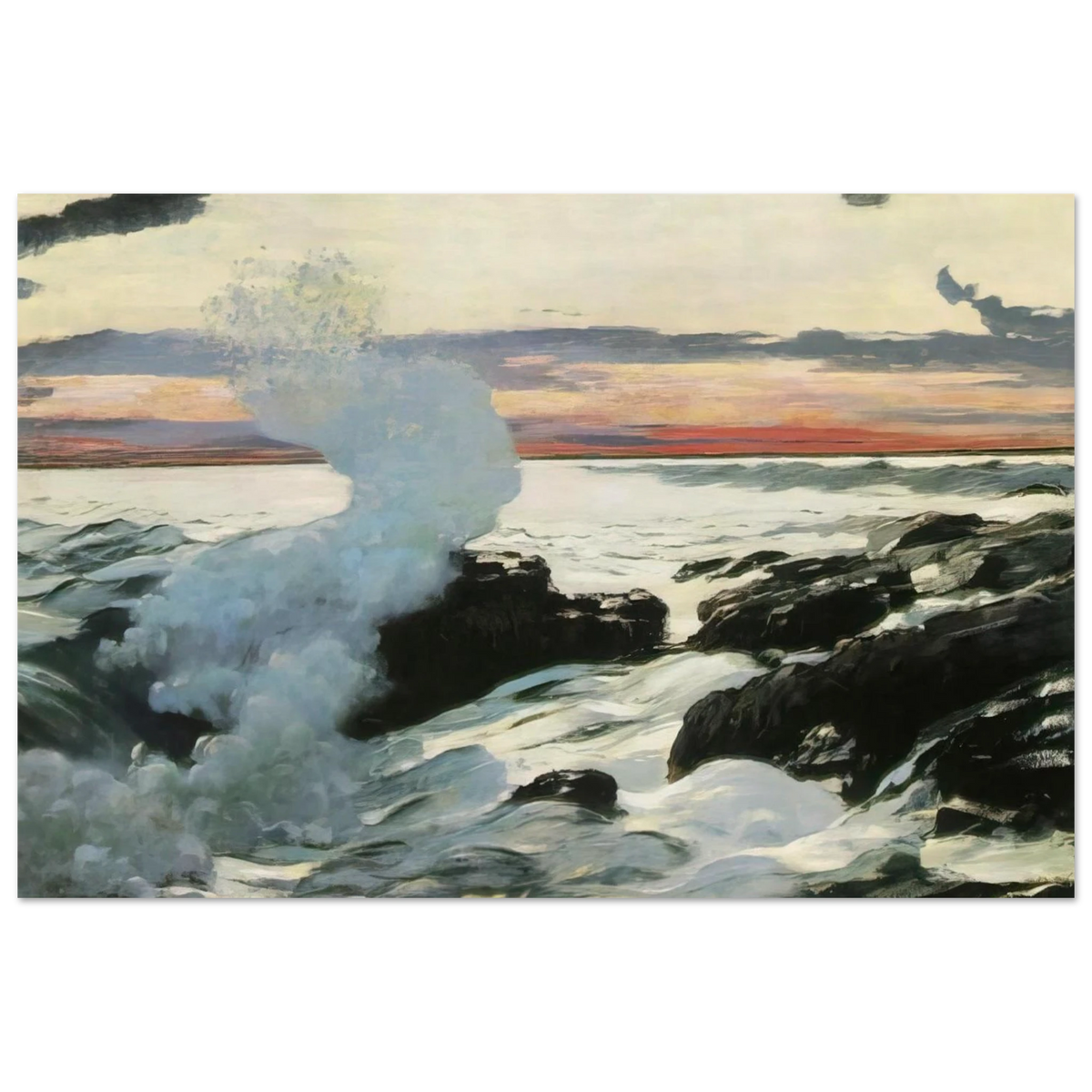 WEST POINT PROUT S NECK Poster | Winslow Homer Poster | Winslow Homer Store