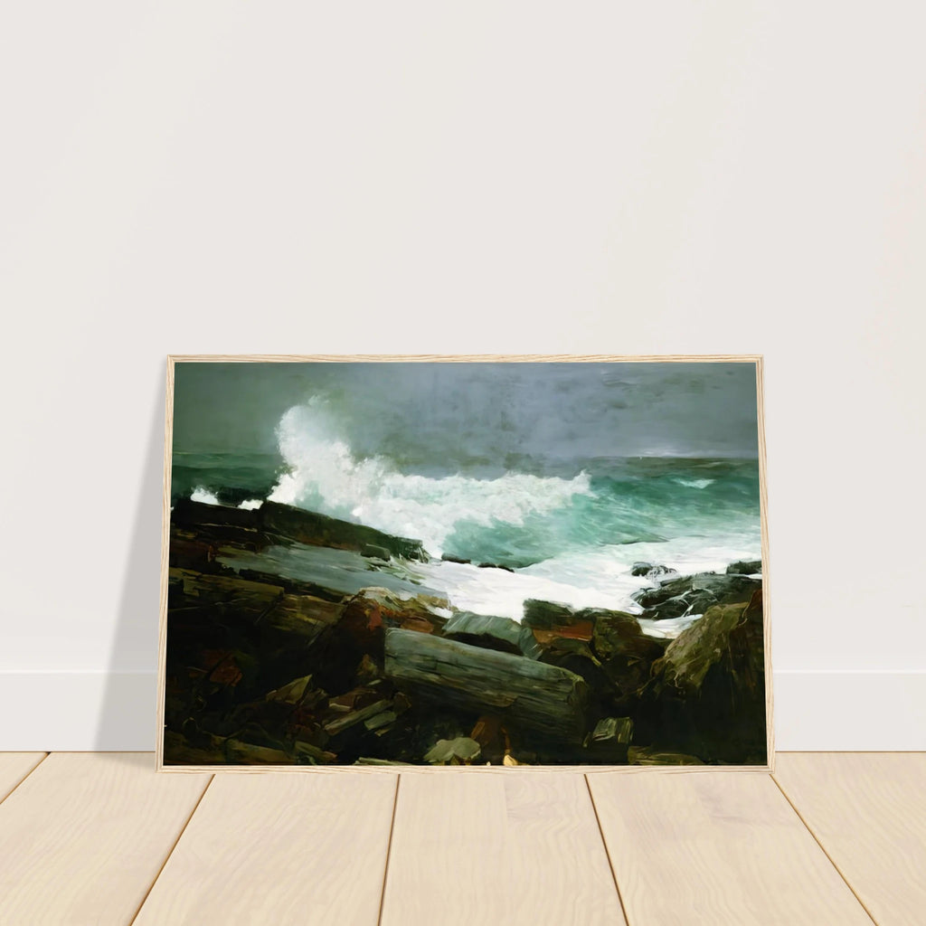 WEATHERBEATEN 1894 Framed Poster | Winslow Homer Framed Prints Wall Art | Winslow Homer Store