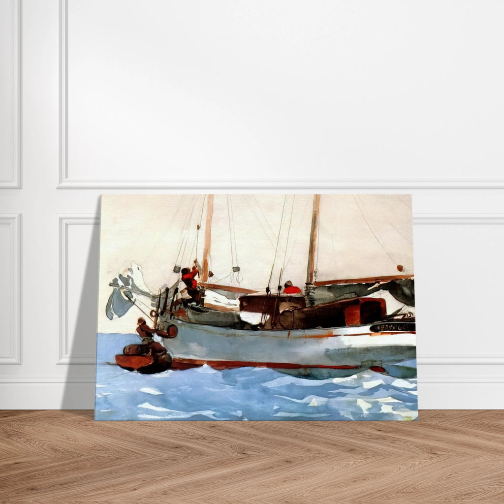 TAKING ON WET PROVISIONS Canvas | Winslow Homer Canvas | Winslow Homer Store