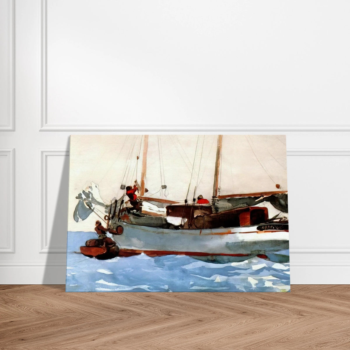 TAKING ON WET PROVISIONS Canvas | Winslow Homer Canvas | Winslow Homer Store