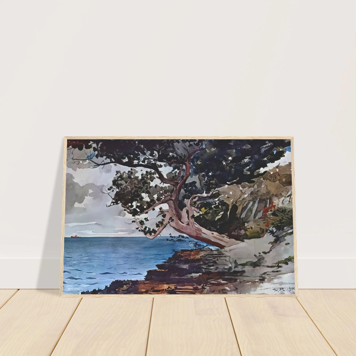 NORTH ROAD BERMUDA Framed Poster | Winslow Homer Framed Prints Wall Art | Winslow Homer Store