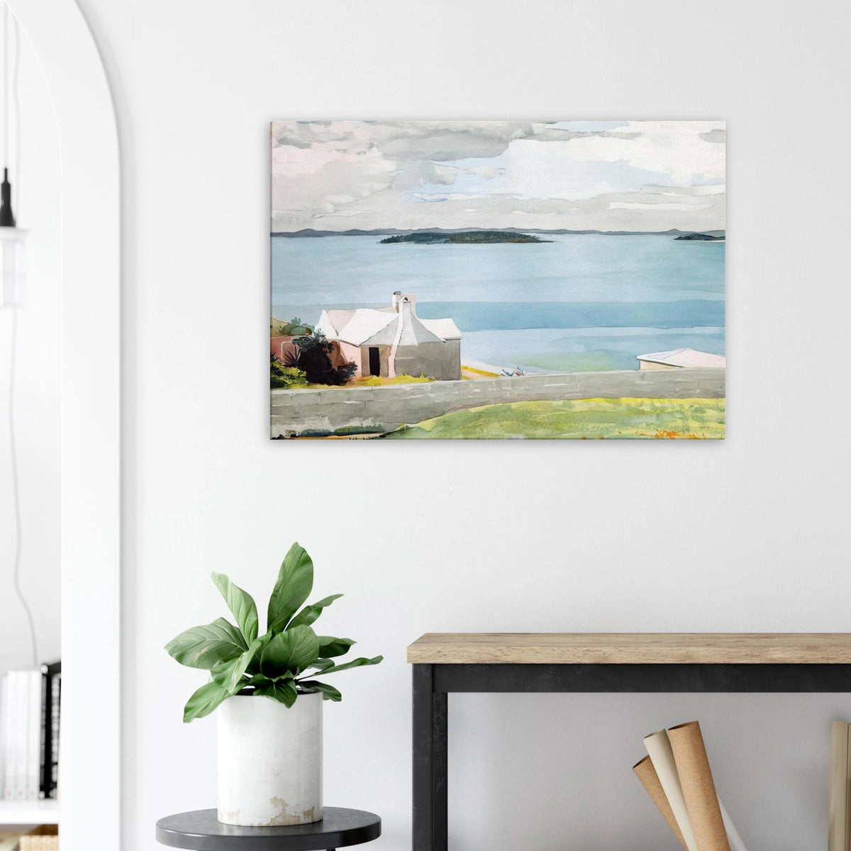 INLAND WATER BERMUDA Canvas | Winslow Homer Canvas | Winslow Homer Store