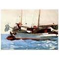 TAKING ON WET PROVISIONS Poster | Winslow Homer Poster | Winslow Homer Store