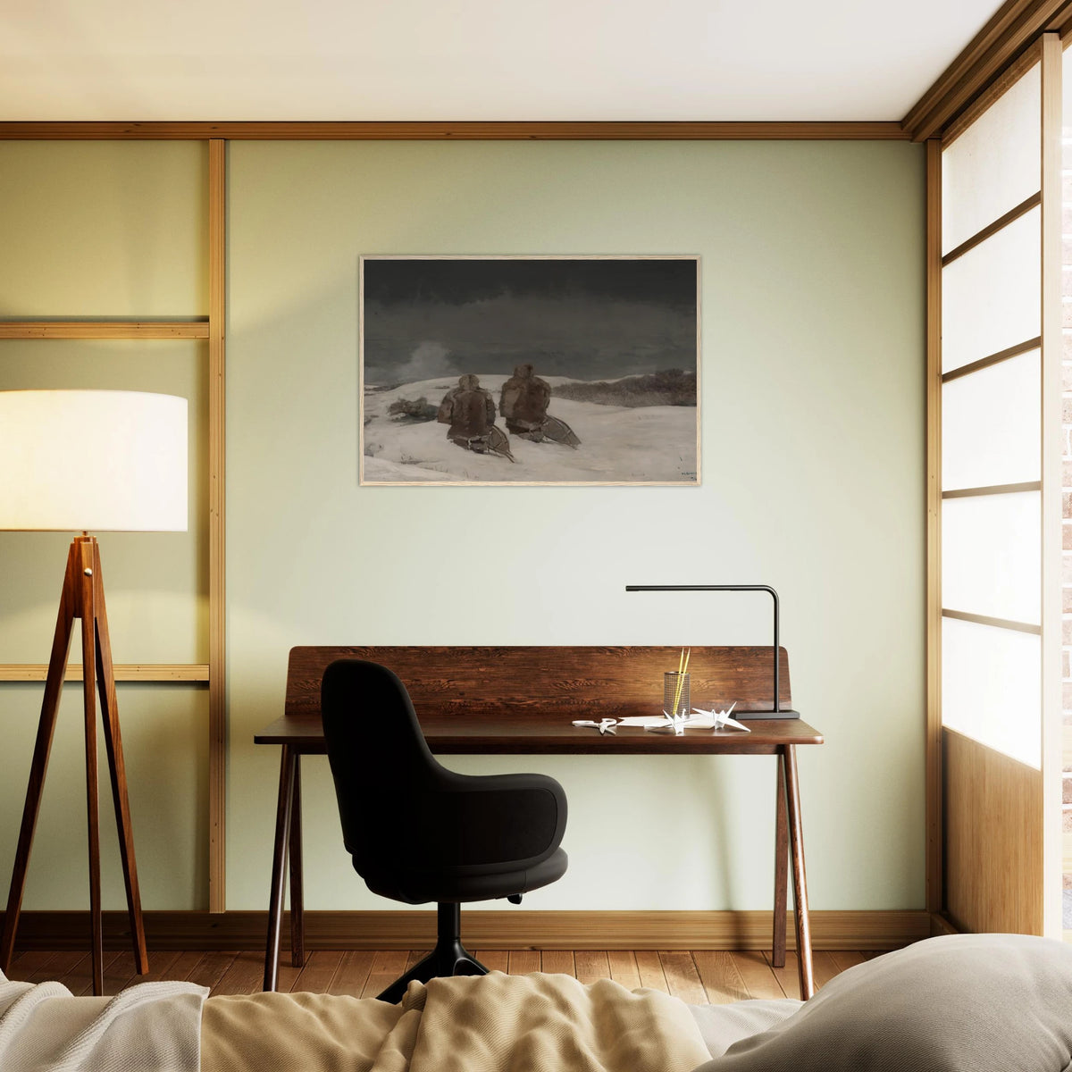 BELOW ZERO Framed Poster | Winslow Homer Framed Prints Wall Art | Winslow Homer Store