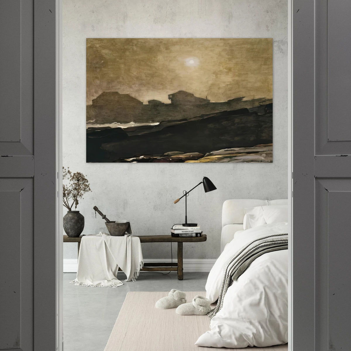 THE ARTISTS STUDIO IN AFTERNOON FOG 1894 Poster | Winslow Homer Poster | Winslow Homer Store