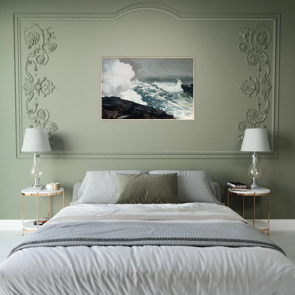 NORTHEASTER Framed Poster | Winslow Homer Framed Prints Wall Art | Winslow Homer Store