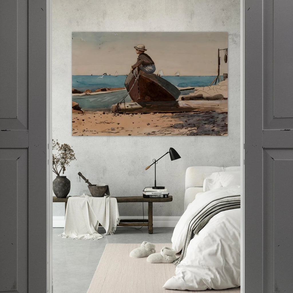 WAITING FOR DAD Poster | Winslow Homer Poster | Winslow Homer Store