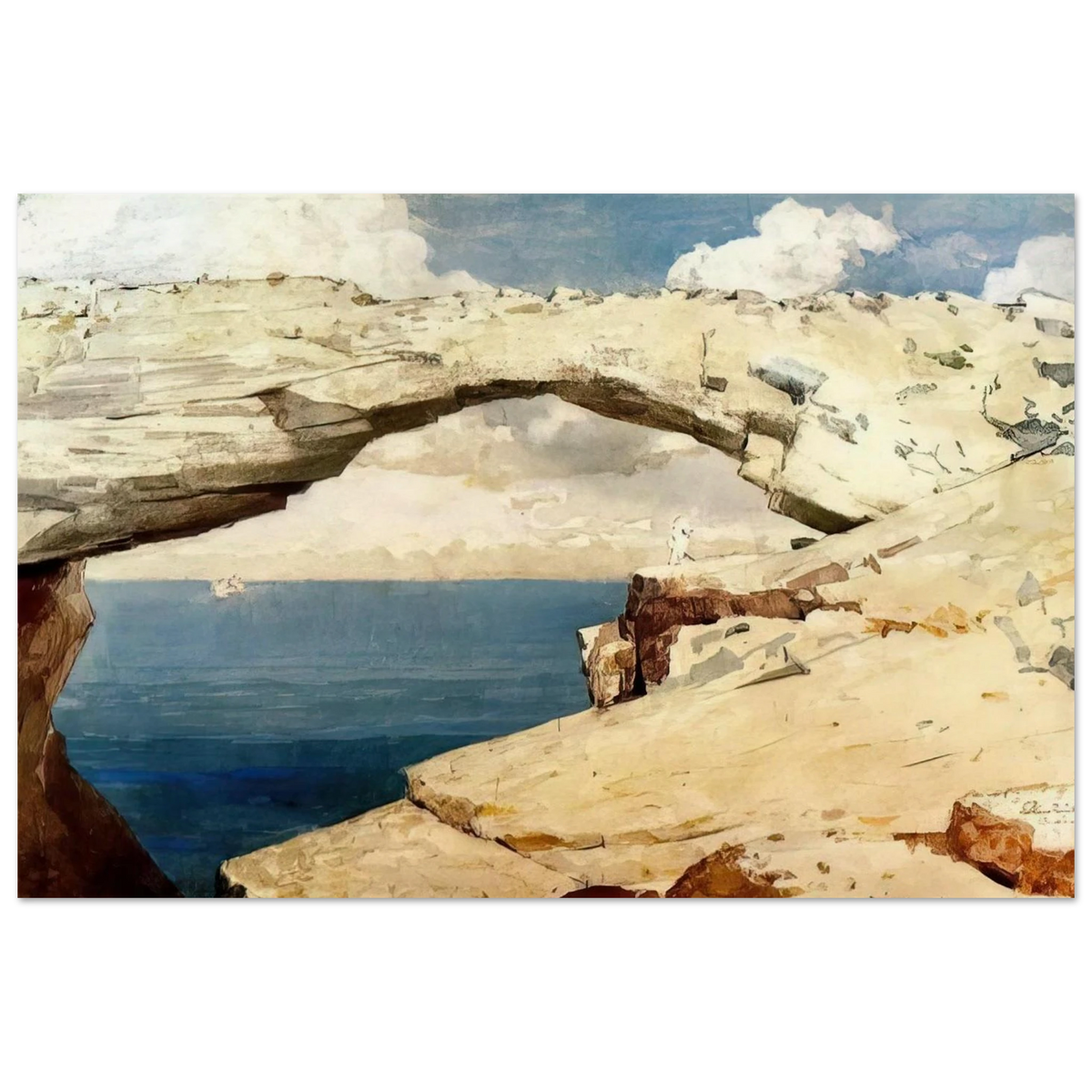 GLASS WINDOWS BAHAMAS 1885 Poster | Winslow Homer Poster | Winslow Homer Store