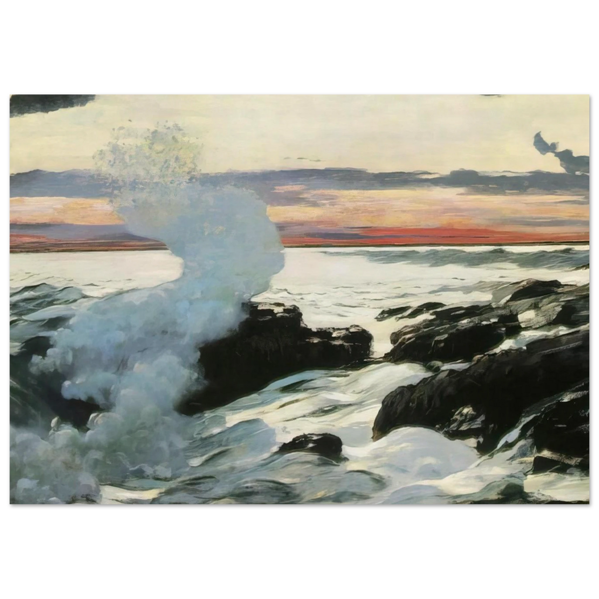 WEST POINT PROUT S NECK Poster | Winslow Homer Poster | Winslow Homer Store