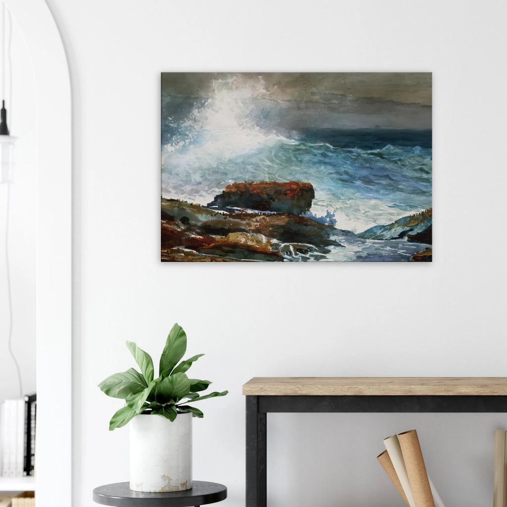 INCOMING TIDE SCARBORO MAINE Canvas | Winslow Homer Canvas | Winslow Homer Store