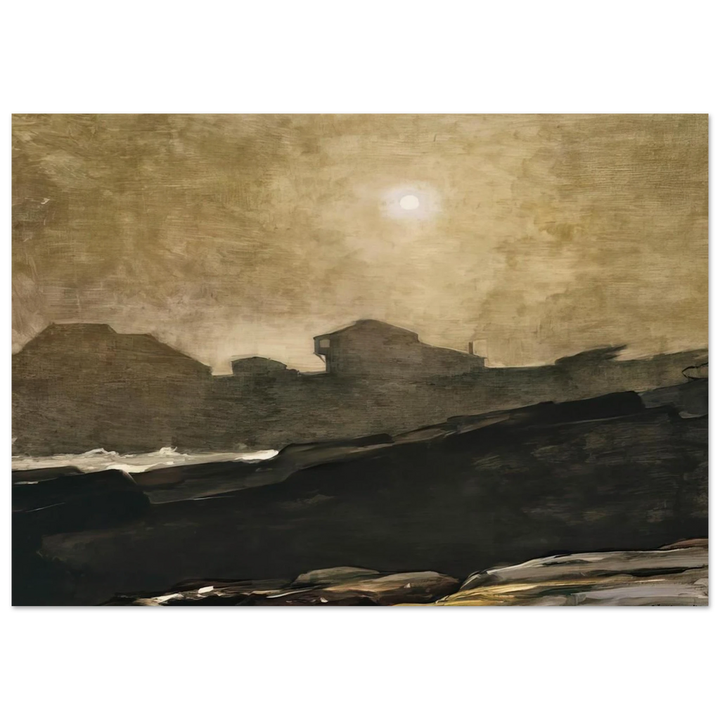 THE ARTISTS STUDIO IN AFTERNOON FOG 1894 Poster | Winslow Homer Poster | Winslow Homer Store