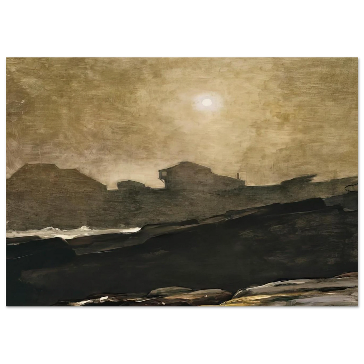 THE ARTISTS STUDIO IN AFTERNOON FOG 1894 Poster | Winslow Homer Poster | Winslow Homer Store