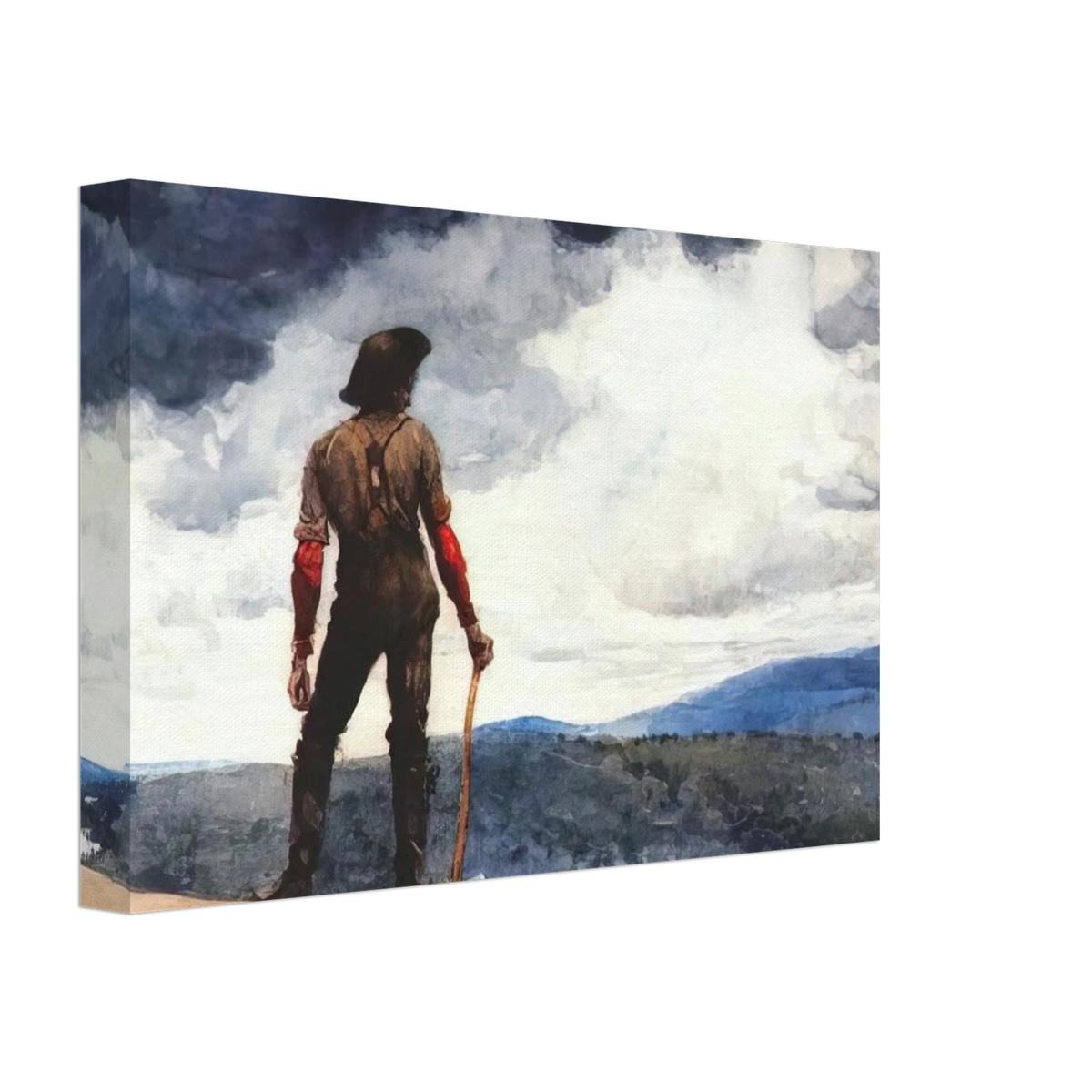 THE WOODCUTTER Canvas | Winslow Homer Canvas | Winslow Homer Store