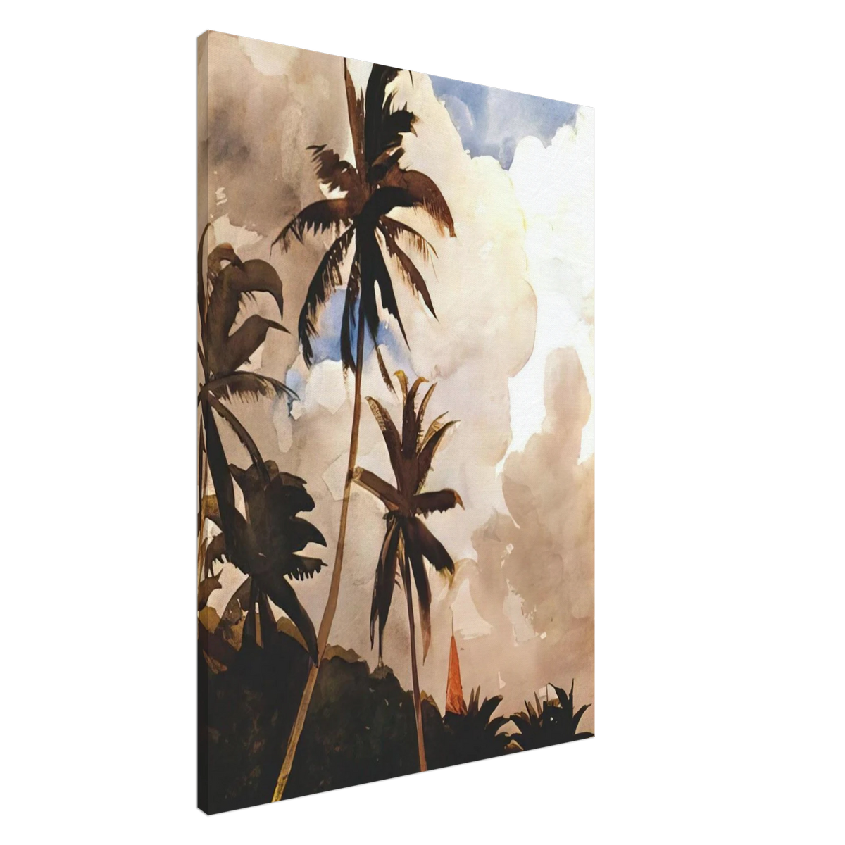 PALM TREES BAHAMAS Canvas | Winslow Homer Canvas | Winslow Homer Store