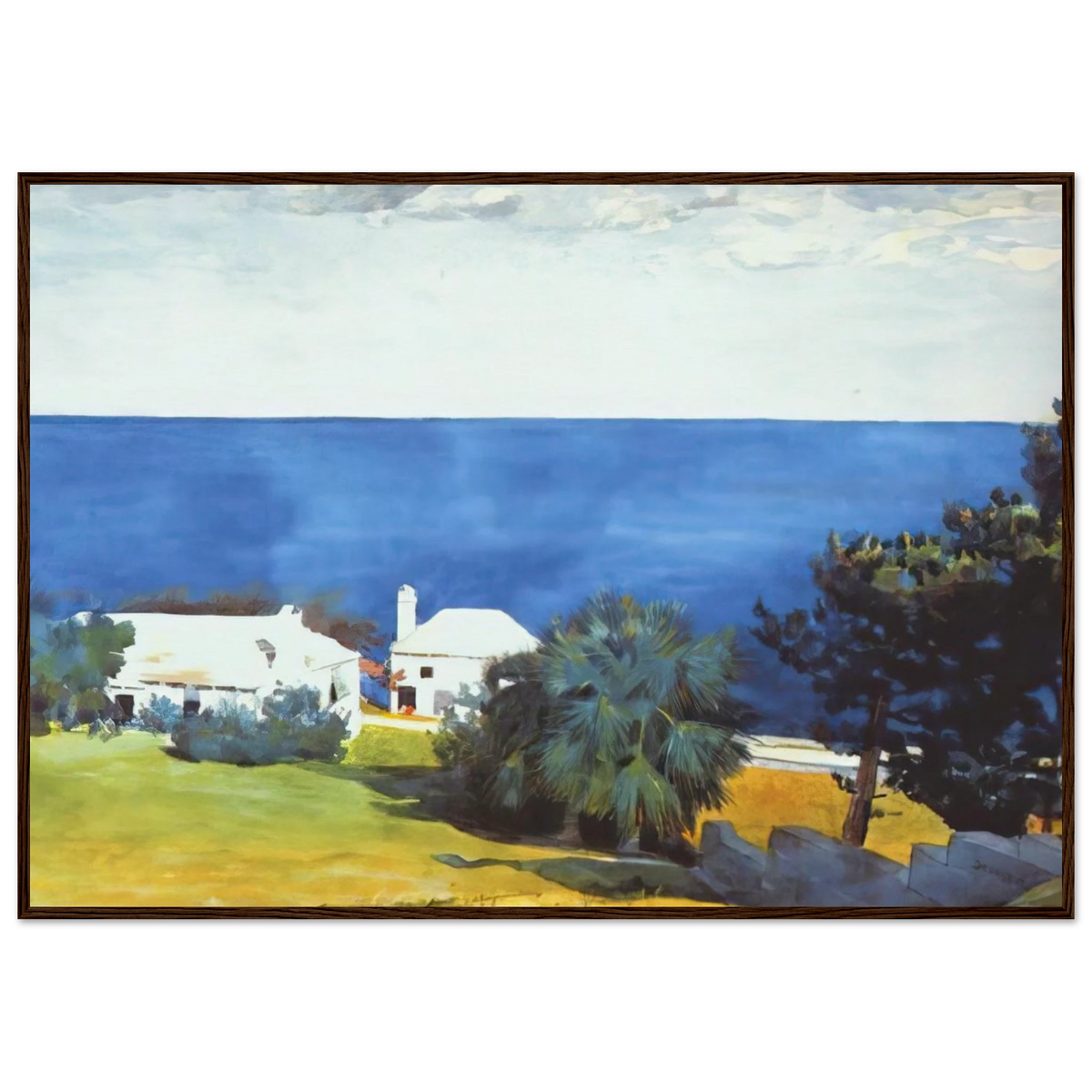 SHORE AT BERMUDA Framed Poster | Winslow Homer Framed Prints Wall Art | Winslow Homer Store