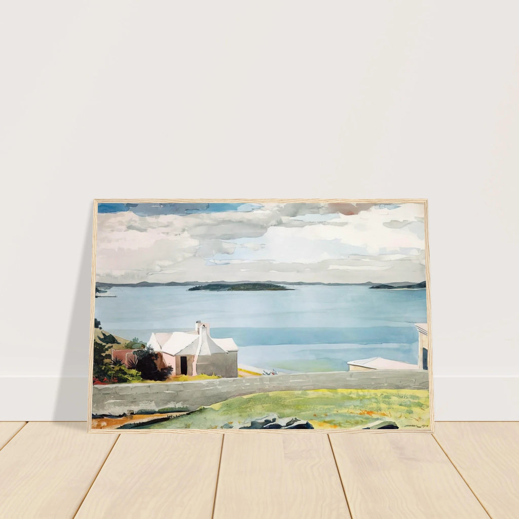 INLAND WATER BERMUDA Framed Poster | Winslow Homer Framed Prints Wall Art | Winslow Homer Store