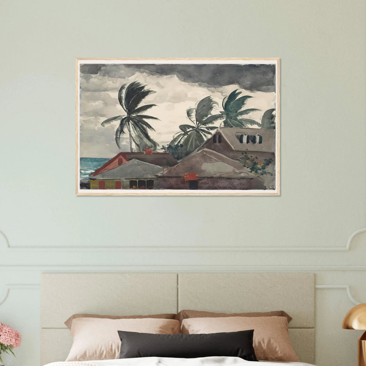 HURRICANE BAHAMAS 1898 Framed Poster | Winslow Homer Framed Prints Wall Art | Winslow Homer Store