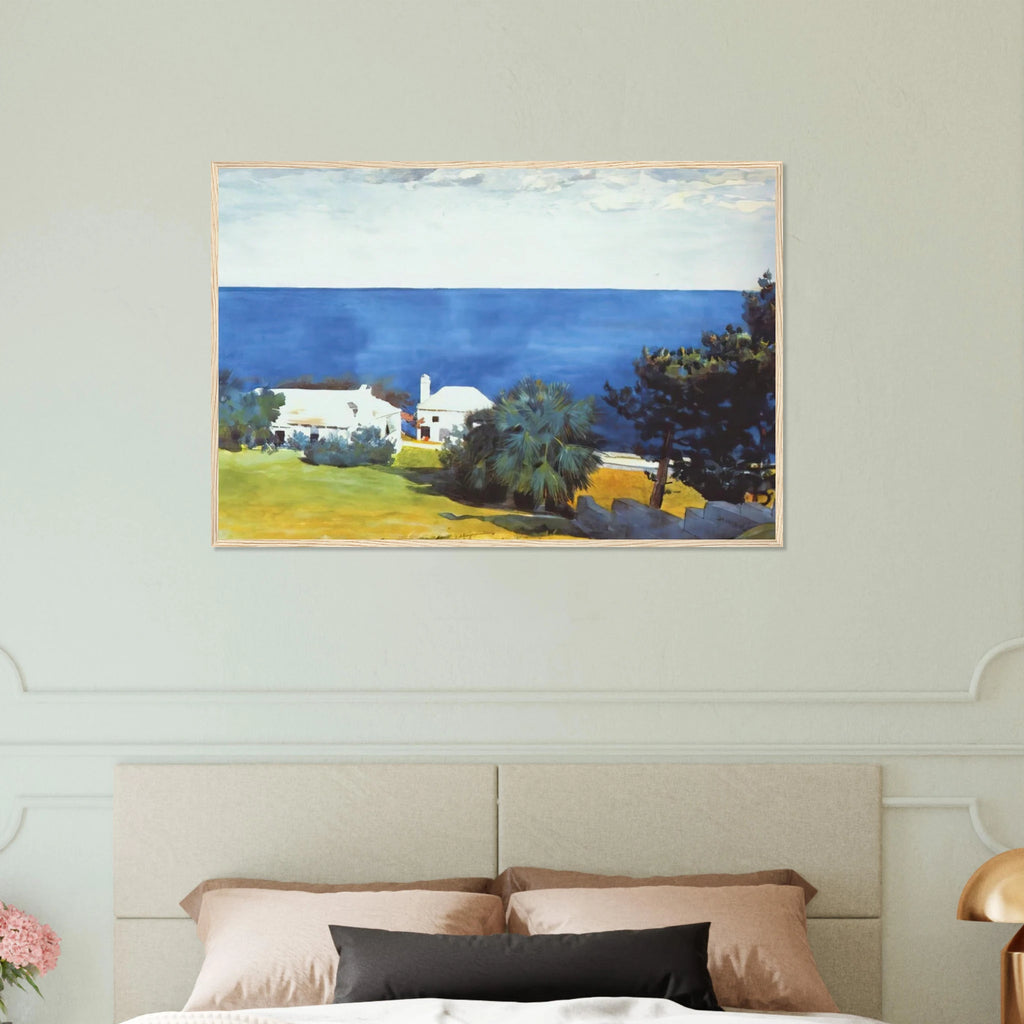 SHORE AT BERMUDA Framed Poster | Winslow Homer Framed Prints Wall Art | Winslow Homer Store