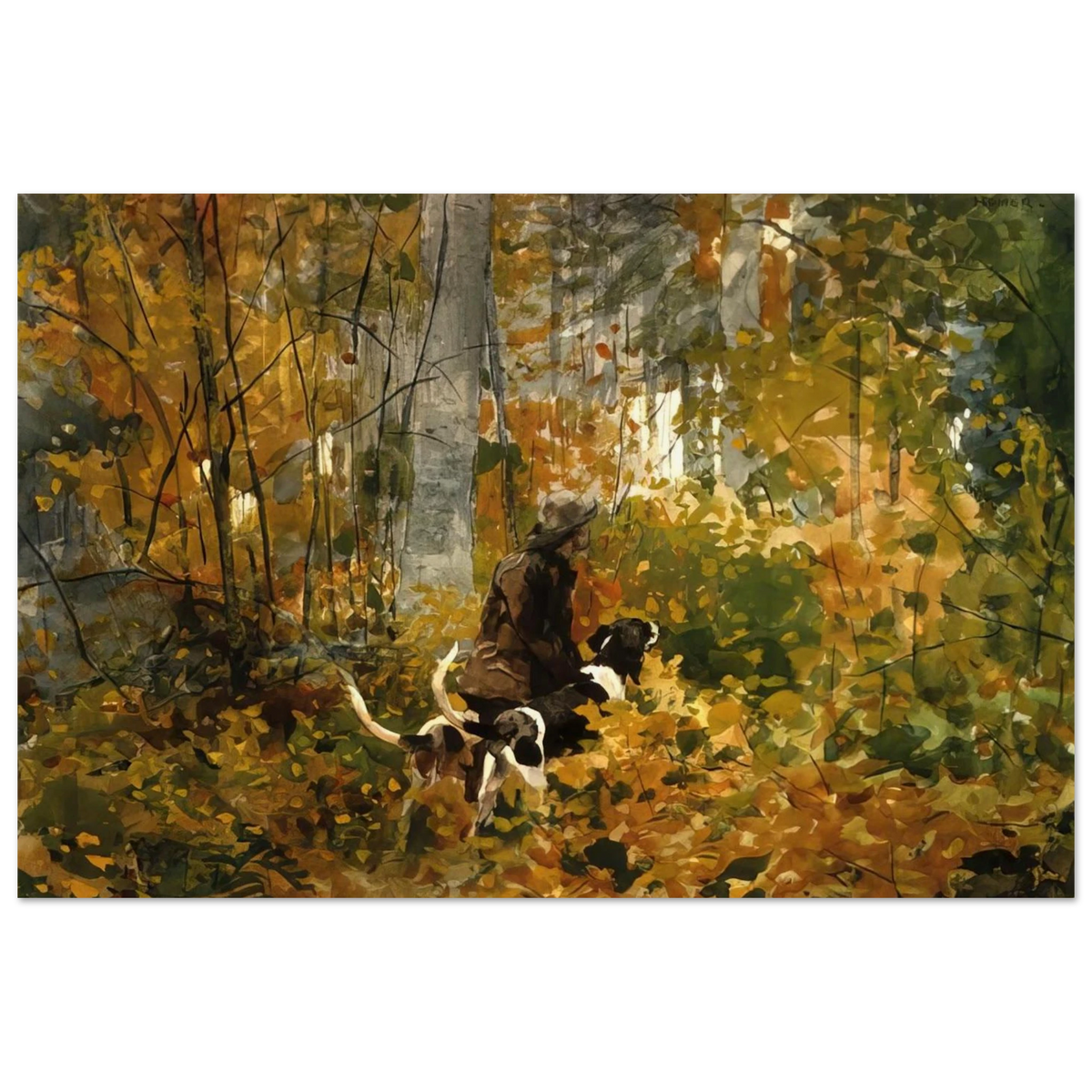 ON THE TRAIL Poster | Winslow Homer Poster | Winslow Homer Store