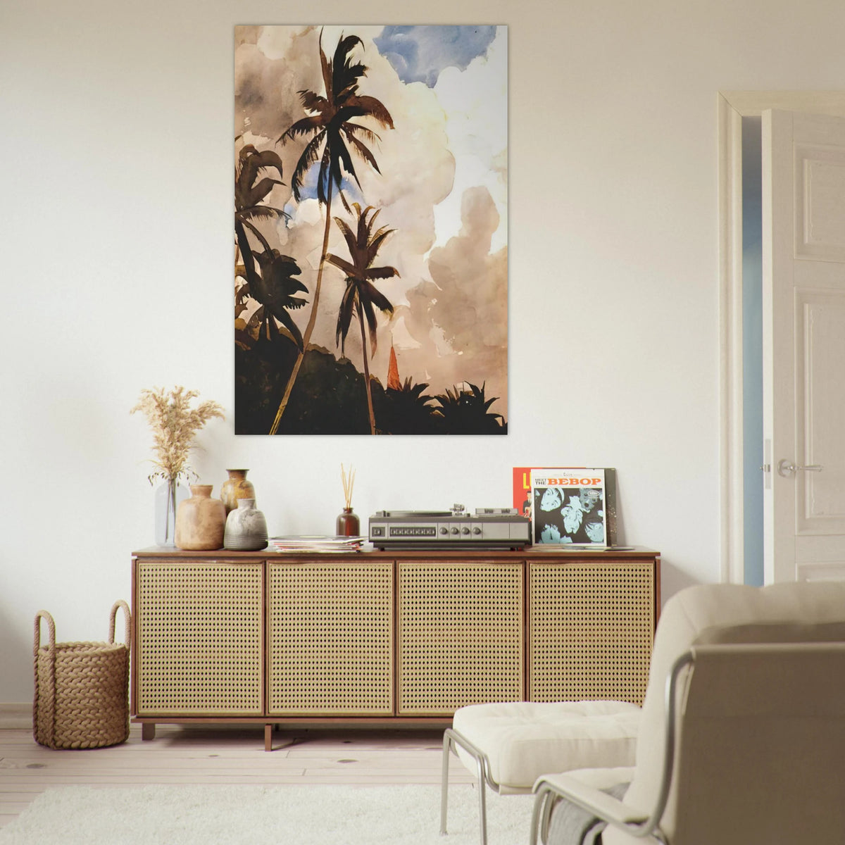 PALM TREES BAHAMAS Poster | Winslow Homer Poster | Winslow Homer Store