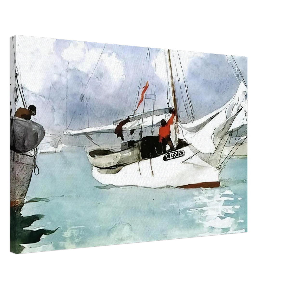 FISHING BOATS KEY WEST Canvas | Winslow Homer Canvas | Winslow Homer Store