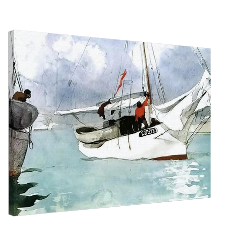 FISHING BOATS KEY WEST Canvas | Winslow Homer Canvas | Winslow Homer Store