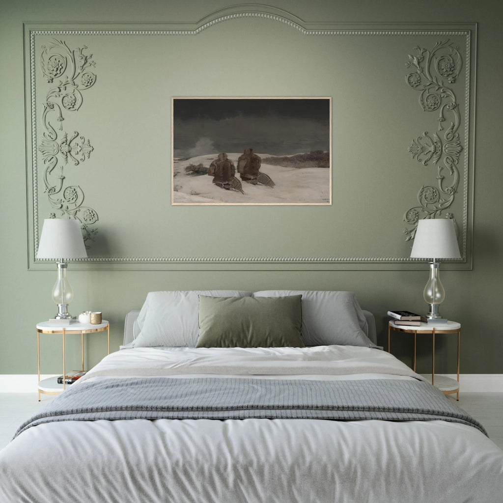 BELOW ZERO Framed Poster | Winslow Homer Framed Prints Wall Art | Winslow Homer Store
