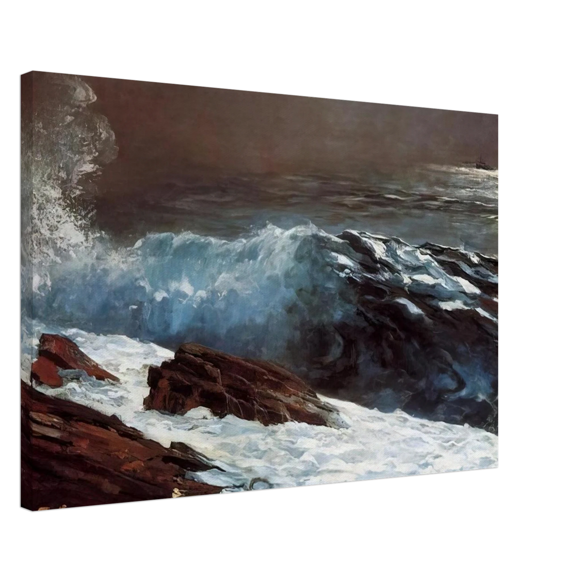 SUNLIGHT ON THE COAST Canvas | Winslow Homer Canvas | Winslow Homer Store