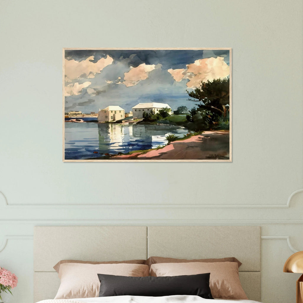 SALT KETTLE BERMUDA Framed Poster | Winslow Homer Framed Prints Wall Art | Winslow Homer Store