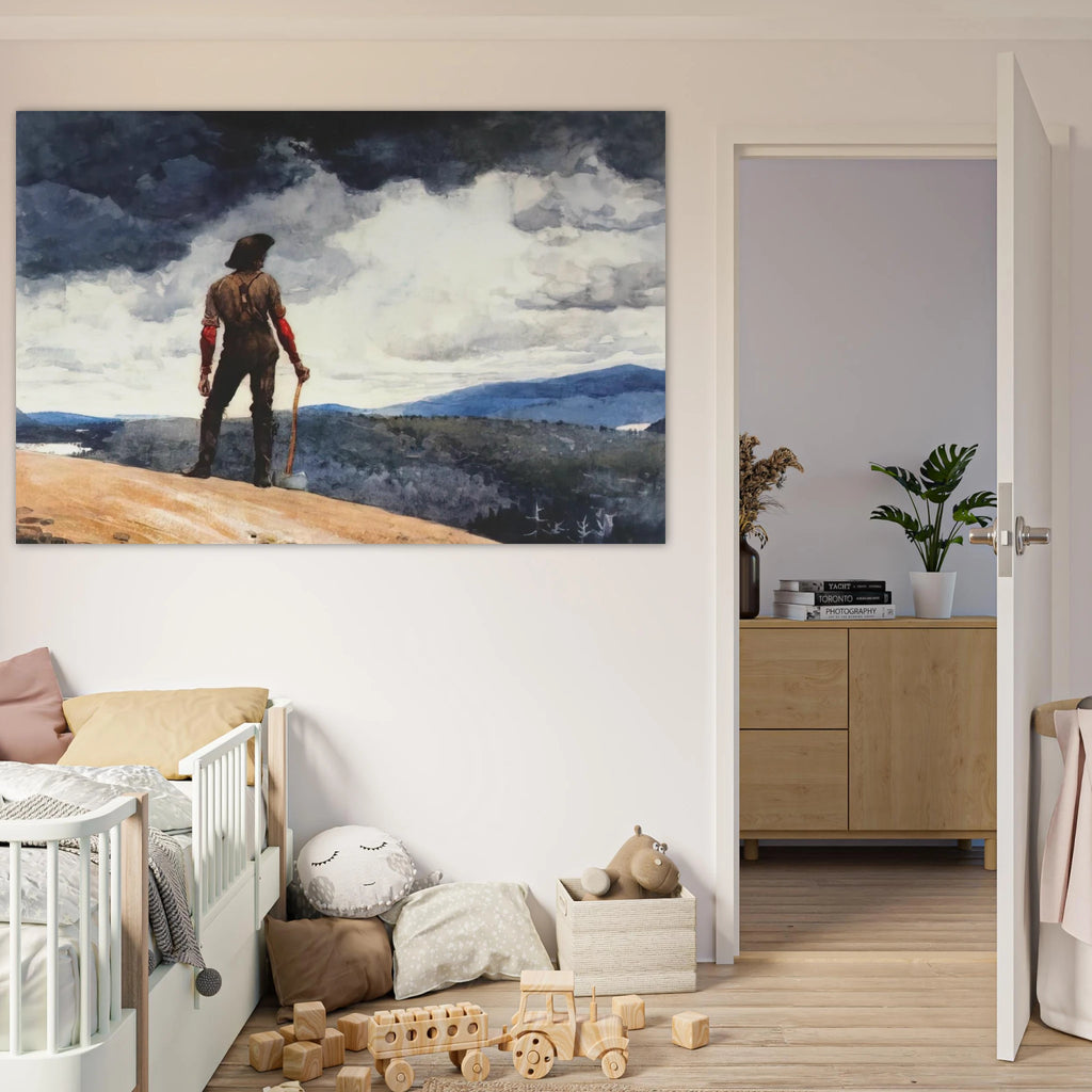 THE WOODCUTTER Poster | Winslow Homer Poster | Winslow Homer Store