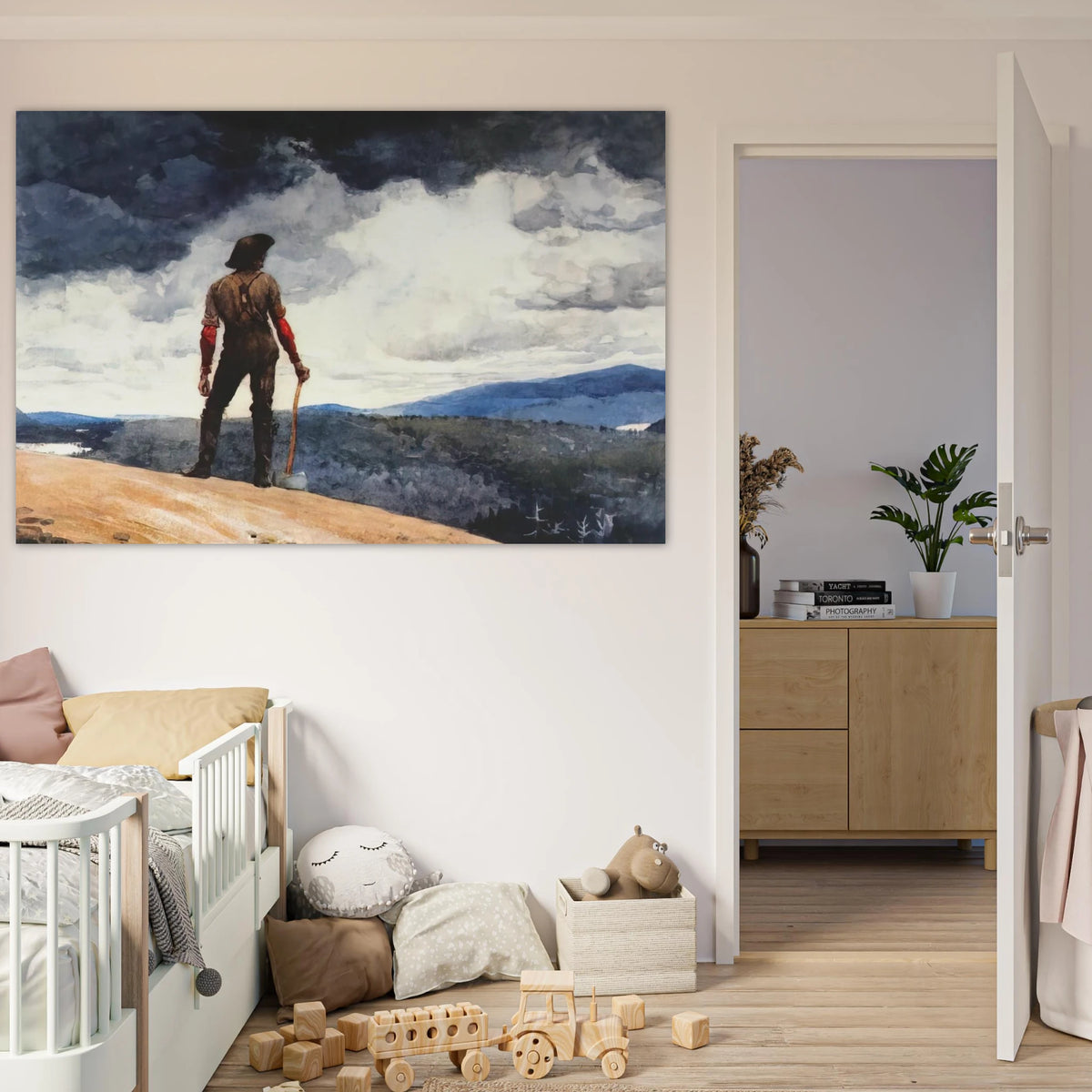 THE WOODCUTTER Poster | Winslow Homer Poster | Winslow Homer Store