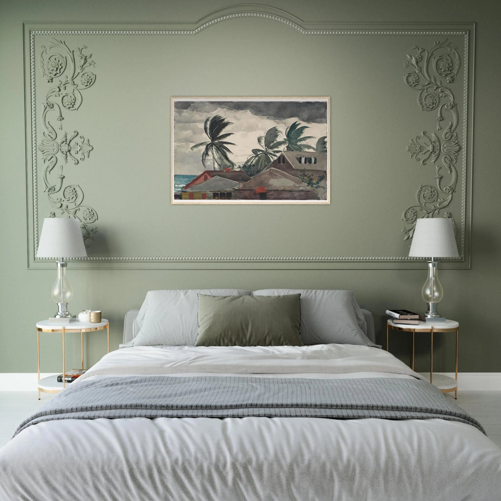 HURRICANE BAHAMAS 1898 Framed Poster | Winslow Homer Framed Prints Wall Art | Winslow Homer Store