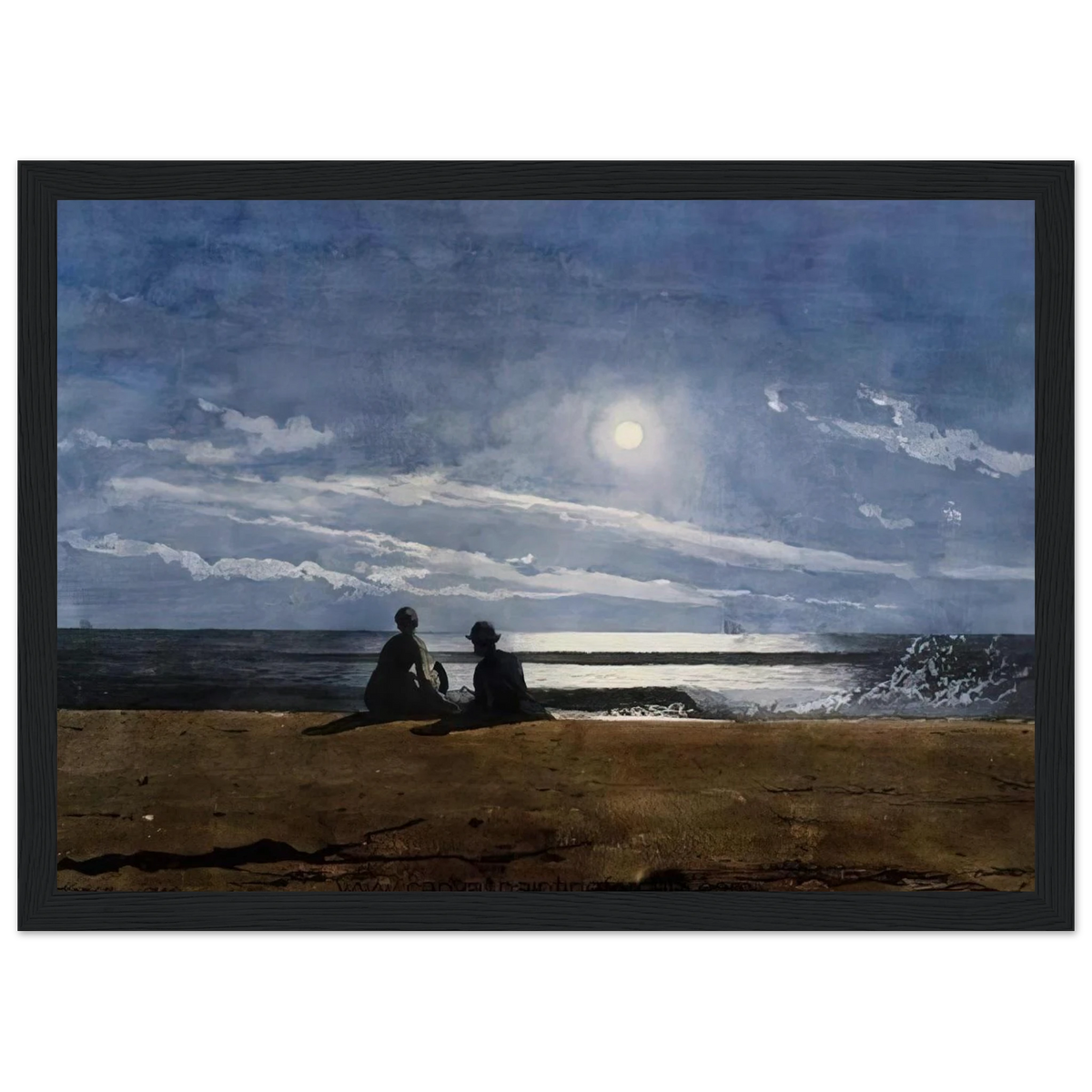 MOONLIGHT Framed Poster | Winslow Homer Framed Prints Wall Art | Winslow Homer Store