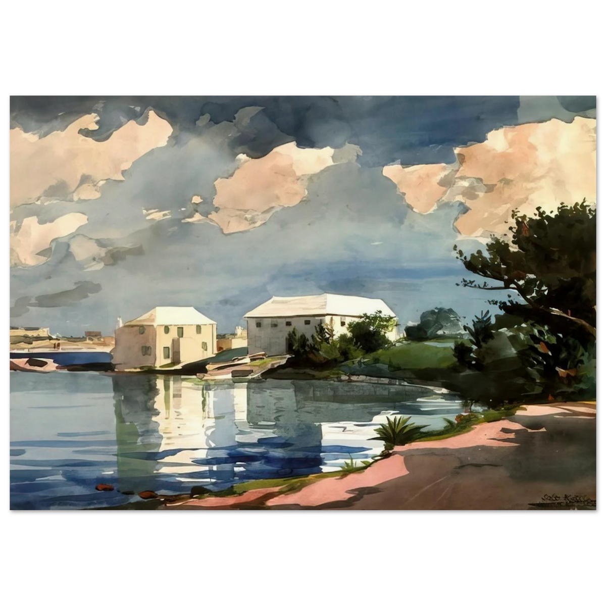 SALT KETTLE BERMUDA Poster | Winslow Homer Poster | Winslow Homer Store