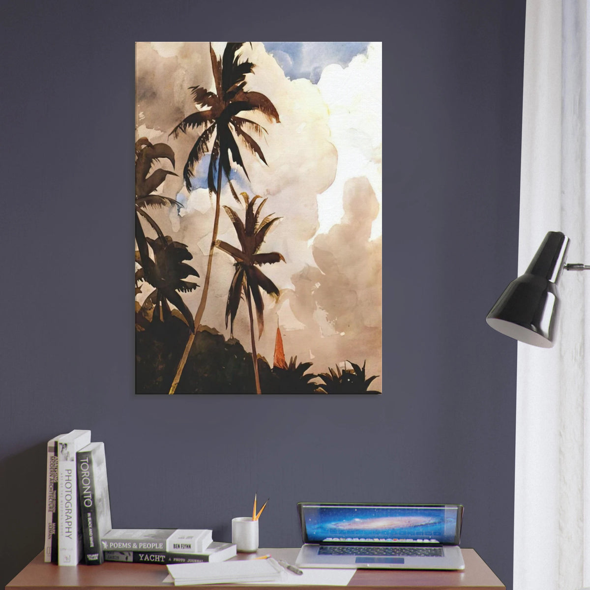 PALM TREES BAHAMAS Canvas | Winslow Homer Canvas | Winslow Homer Store