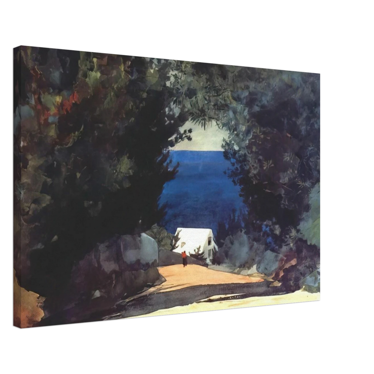 ROAD IN BERMUDA Canvas | Winslow Homer Canvas | Winslow Homer Store
