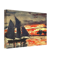SUNSET FIRES Canvas | Winslow Homer Canvas | Winslow Homer Store