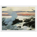 WEST POINT PROUT S NECK Framed Poster | Winslow Homer Framed Prints Wall Art | Winslow Homer Store