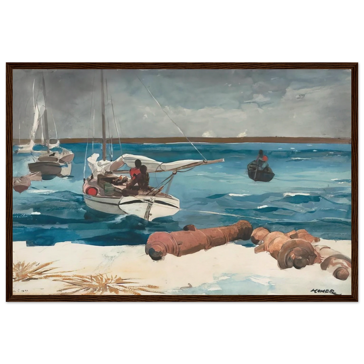 NASSAU 1899 Framed Poster | Winslow Homer Framed Prints Wall Art | Winslow Homer Store
