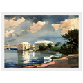 SALT KETTLE BERMUDA Framed Poster | Winslow Homer Framed Prints Wall Art | Winslow Homer Store