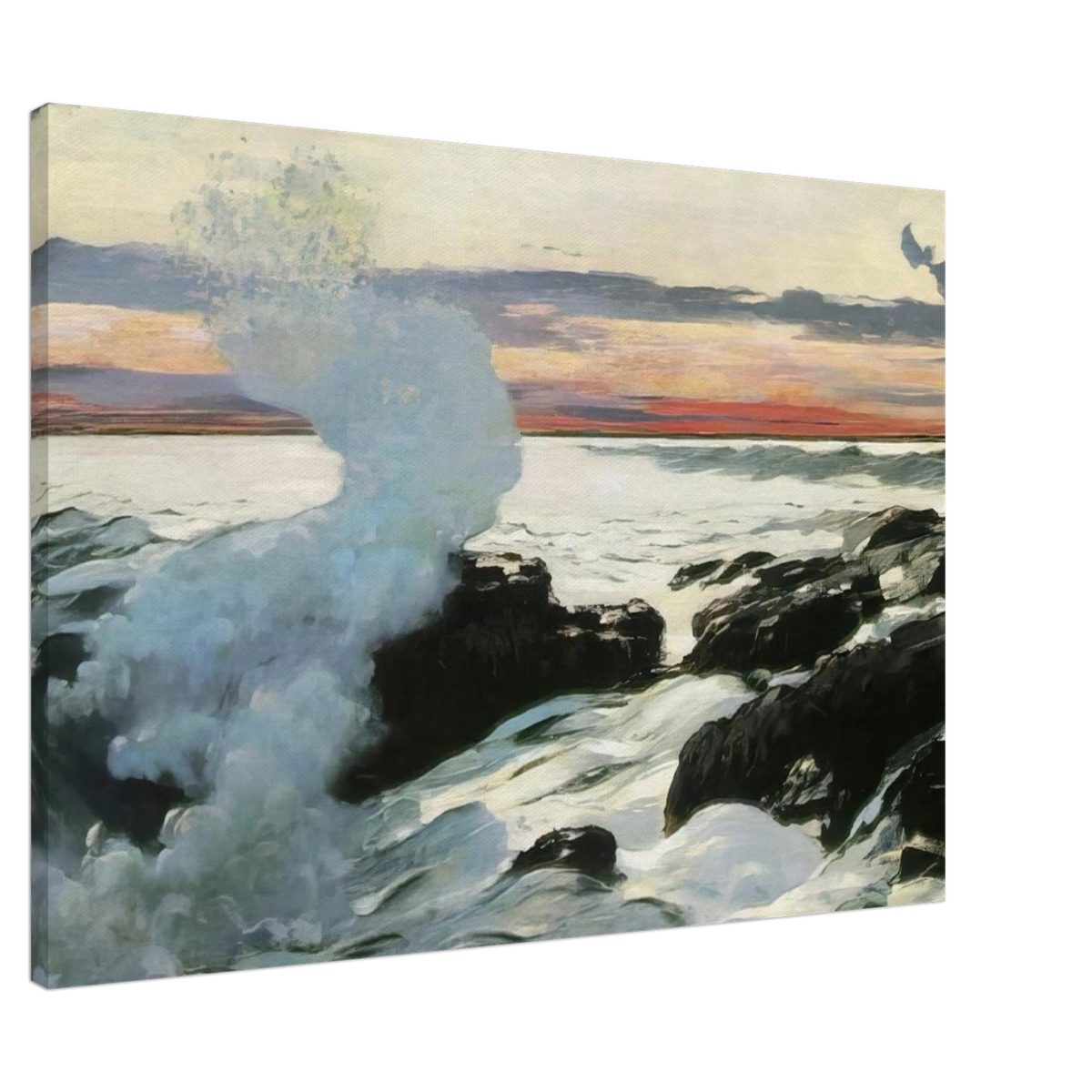 WEST POINT PROUT S NECK Canvas | Winslow Homer Canvas | Winslow Homer Store