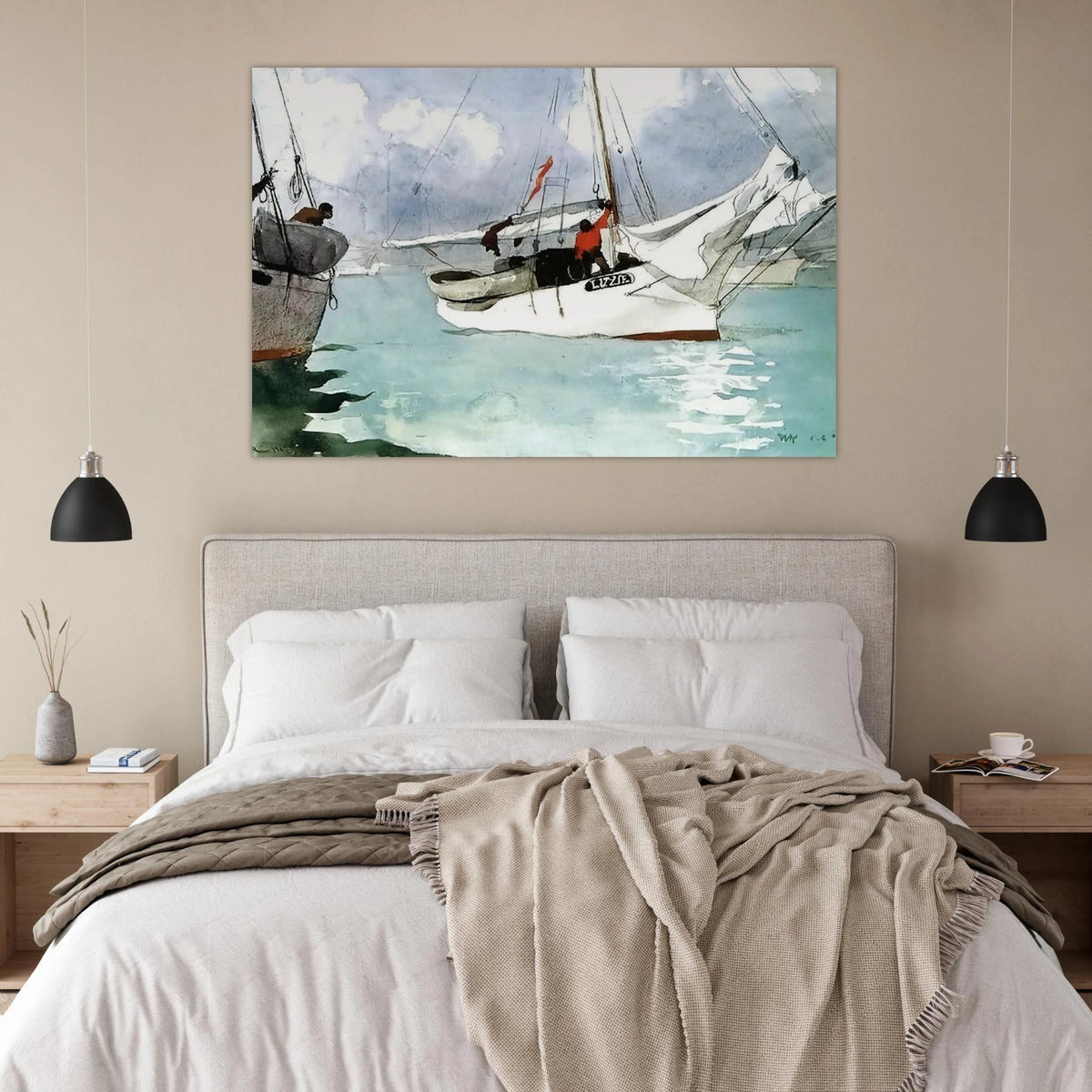 FISHING BOATS KEY WEST Poster | Winslow Homer Poster | Winslow Homer Store