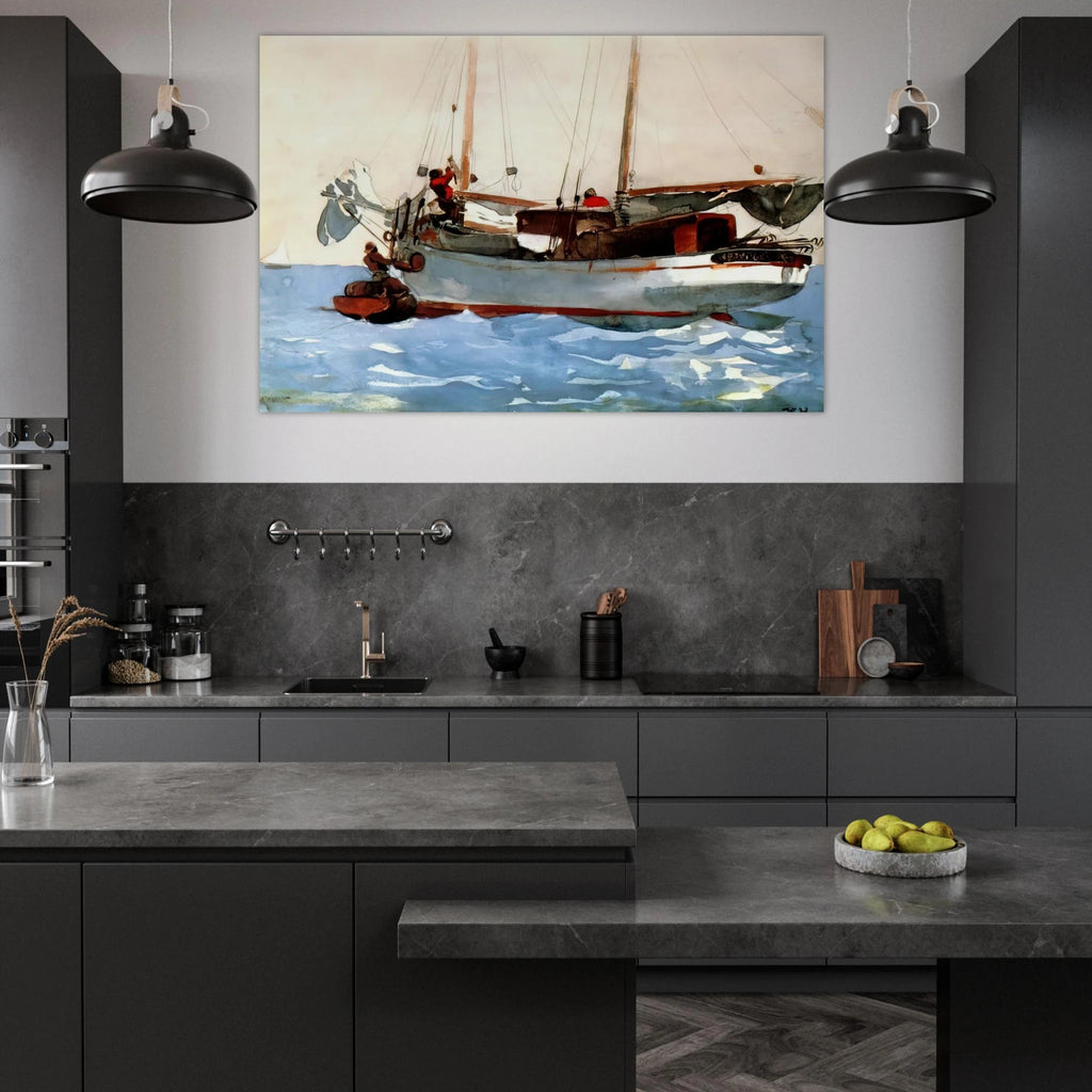 TAKING ON WET PROVISIONS Poster | Winslow Homer Poster | Winslow Homer Store