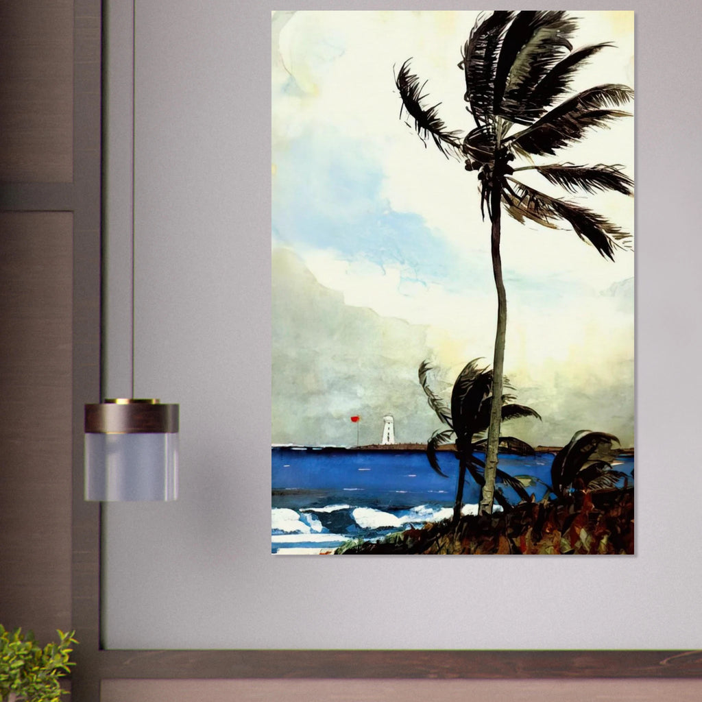 PALM TREE NASSAU Poster | Winslow Homer Poster | Winslow Homer Store