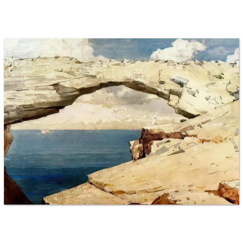 GLASS WINDOWS BAHAMAS 1885 Poster | Winslow Homer Poster | Winslow Homer Store